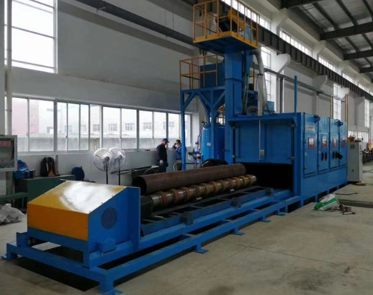 桂林喷砂机在管道除锈中的现场施工应用